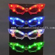 Adults Glow LED Flashing Sunglass in Vivid Design, Ideal for Discos or Concerts images