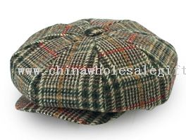 Apple plaid Wool cap