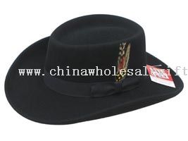 Crushable Gambler Wool felt hat