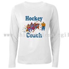 Hockey Coach Womens Long Sleeve T-Shirt