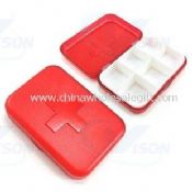 6 compartments Travel Pill Box images