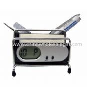 LCD Clock With Pen Holder images
