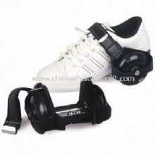 Flashing Roller Shoes with Four PU Flashing Wheels and PA Plastic Bracket images