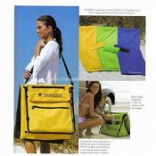 Foldable Beach Mat with Cooler Bag images