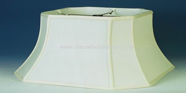 Square cut corner silk shantung lampshade. Model No.:CWSG41502