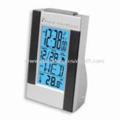 LCD Radio Controlled Clock with Weather Forecast Function and Calendar images