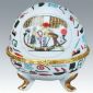 egg shape porcelain jewelry box small picture