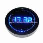 Roll Round LED Wall Clock with Aluminum Frame small picture