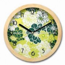 Wall Clock with Wooden Case images