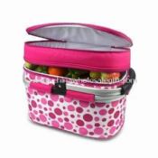 Cooler Basket with Foldable Carrying Handle images