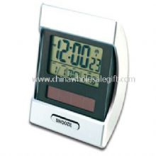 Solar Powered Radio Controlled Alarm Clock with LCD Calendar images