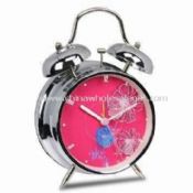 Battery-operated Twin Bell Alarm Clock with 1 x AA Battery images