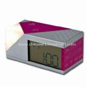 Multifunction Radio with Time and Alarm Clock Icon Display images