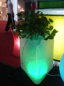 Color-Changing LED Flower Pot images