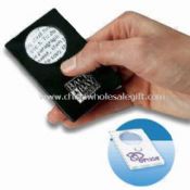 Pocket-sized Card Magnifier Built-in LED Light with Lithium Battery images