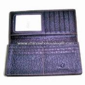 Elegant Design Men  Leather Wallet in Various Colors and Sizes images