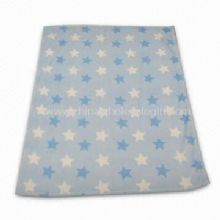 Polyester Coral Fleece Baby Blanket with Panel Printing images