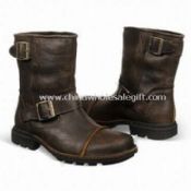 Men Winter Dress Boots Made of PU and Leather images