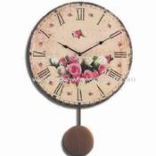 13-inch MDF Wall Clock with Pendulum images