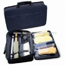 Car Wash Tool Kit Includes Window Eraser, Sponge, Woolen Mitt, Drying Cloth and Rinse Brush images