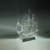 Crystal Glass Boat And Ship Model images