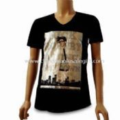 Mens T-shirt  Made of Cotton with Rubber Printing images