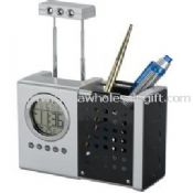 pen holder calendar with light and radio images