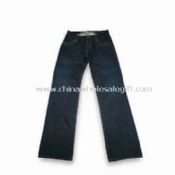 Mens Jeans with 100% Cotton and Garment Wash Treatment images