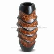 wooden flower vases with carved design images