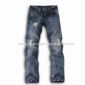 Fashionable and Durable Mens Jeans Made of 100% Cotton small picture
