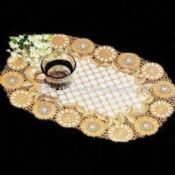 Placemat Made of PVC Available in Gold and Silver Colors images