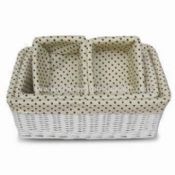 Storage Willow Basket and Hamper Different Shapes are Accepted images