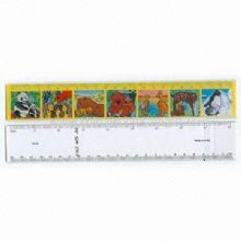 3D Lenticular PVC Ruler Available in View Changing Flipping Effect images