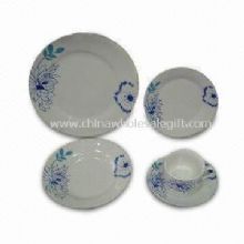 Dinner Plates with Decal in Wing Shape images