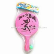 Plastic Beach Ball Set/Toy Paddle and Ball images