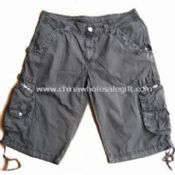 100% Cotton Mens Casual Shorts with Many Pockets and Garment Wash images