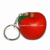Anti Stress Ball in Apple Shape with Keychain images