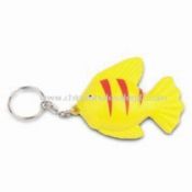 Fish-shaped Stress Ball with Keychain Made of Safe PU Foam images