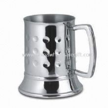 Beer Mug Double-walled with Zinc Alloy Handle images