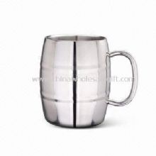 Double Wall Beer Mug with Handle and 450mL Capacity images