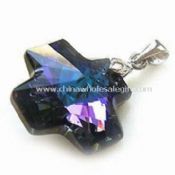 Crystal Pendant in Gold/Rhodium Plating images