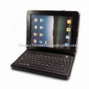 Leather Case for Apples iPad with Bluetooth Keyboard Built-in Lithium Battery images