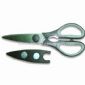 Kitchen Scissors with Soft Grip Handle and Magnetic Safety Cap small picture