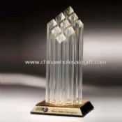 Acrylic Awards with Metal Plate Imprint Area images