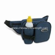 Fanny Waist Pack with One Pouch for Bottle and Adjustable Belt images