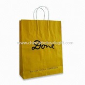 Kraft Paper Bag with PP Silk Handle, Many Christmas Designs are Available images