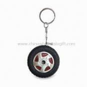 Promotional Windproof Lighters, Wheel Shape, with Keychain images
