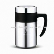 Vacuum Tea Mug/Flask with Filter, Made of Stainless Steel, Available in Capacity of 500mL images