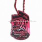 Fancy Dog Tag with Enamel Color on Recessed Logo, Made of Aluminum Material small picture
