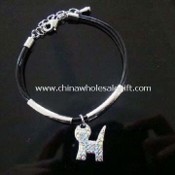 Bracelet, Suitable for Women, Made of Acrylic Stones with Silver Plating images